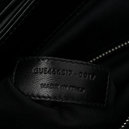 Saint Laurent Calfskin Y Quilted Monogram Medium Loulou Backpack Black 7 of 10