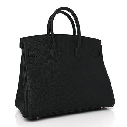 Hermes Togo Birkin 25 Black 2 of 9