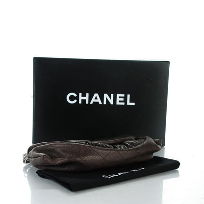Chanel Caviar Half Moon Wallet On Chain WOC Dark Brown 4 of 8