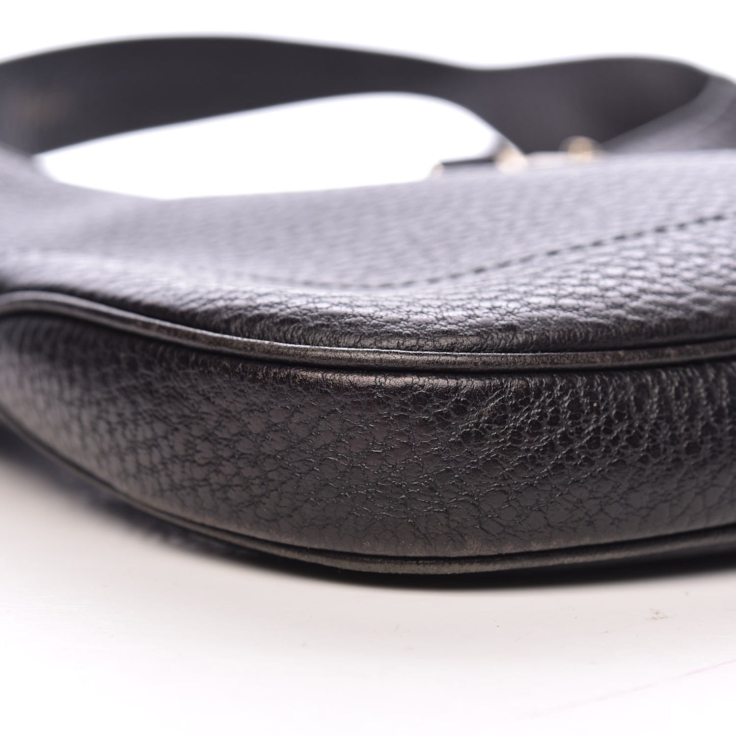 Calfskin Small Jackie O Hobo Black