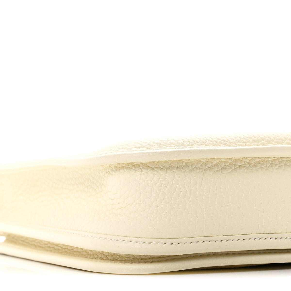 Hermes Taurillon Clemence Evelyne 23 Poche III Cream 9 of 11