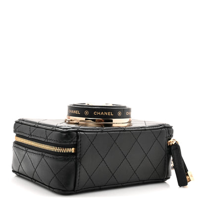 Chanel Lambskin Quilted Coco Click Bag Black 4 of 10
