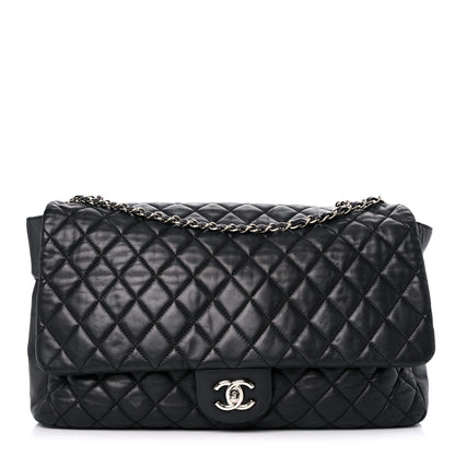 Chanel Lambskin Jumbo Coco Rain Flap Black 1 of 18