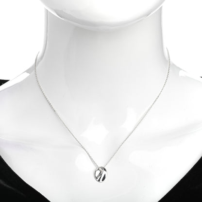 Tiffany Sterling Silver Elsa Peretti Zodiac Aquarius Pendant Necklace 2 of 4