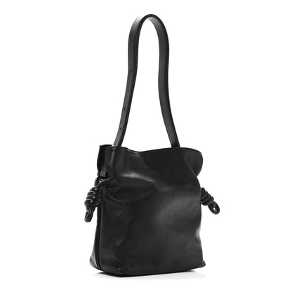 Loewe Calfskin Flamenco Knot Bag Black 4 of 10