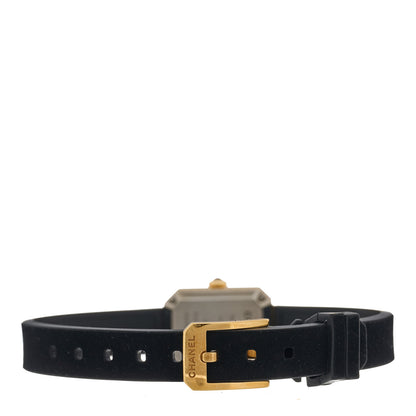 Chanel 18K Yellow Gold Titanium Rubber 20mm Premiere Ribbon Quartz Watch 3 of 5