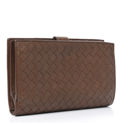 Bottega Veneta Nappa Intrecciato Continental Wallet Chene 2 of 5