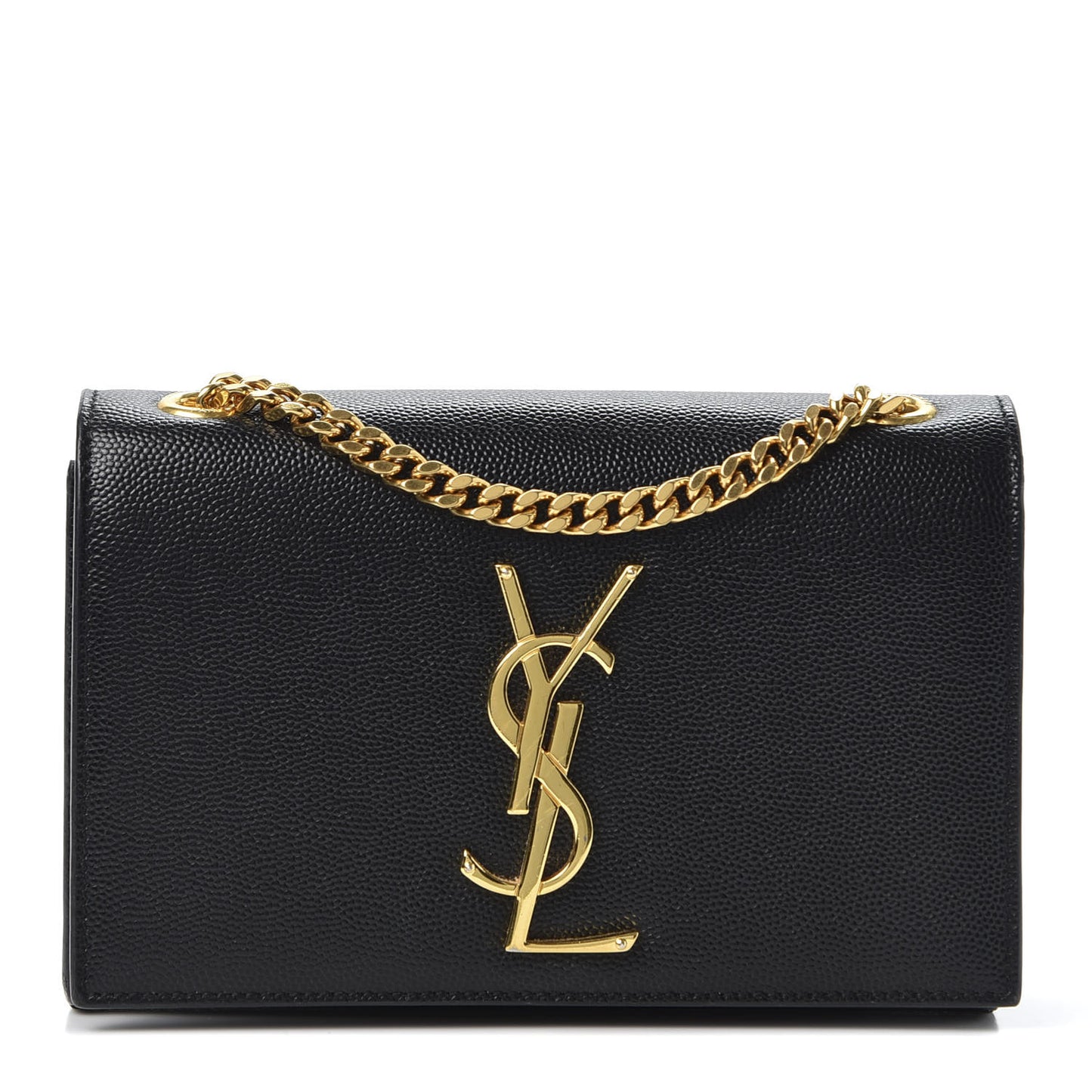 Grain De Poudre Small Monogram Kate Satchel Black