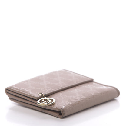 Gucci Imprime Monogram GG Pierce French Flap Wallet Winter Rose 4 of 10