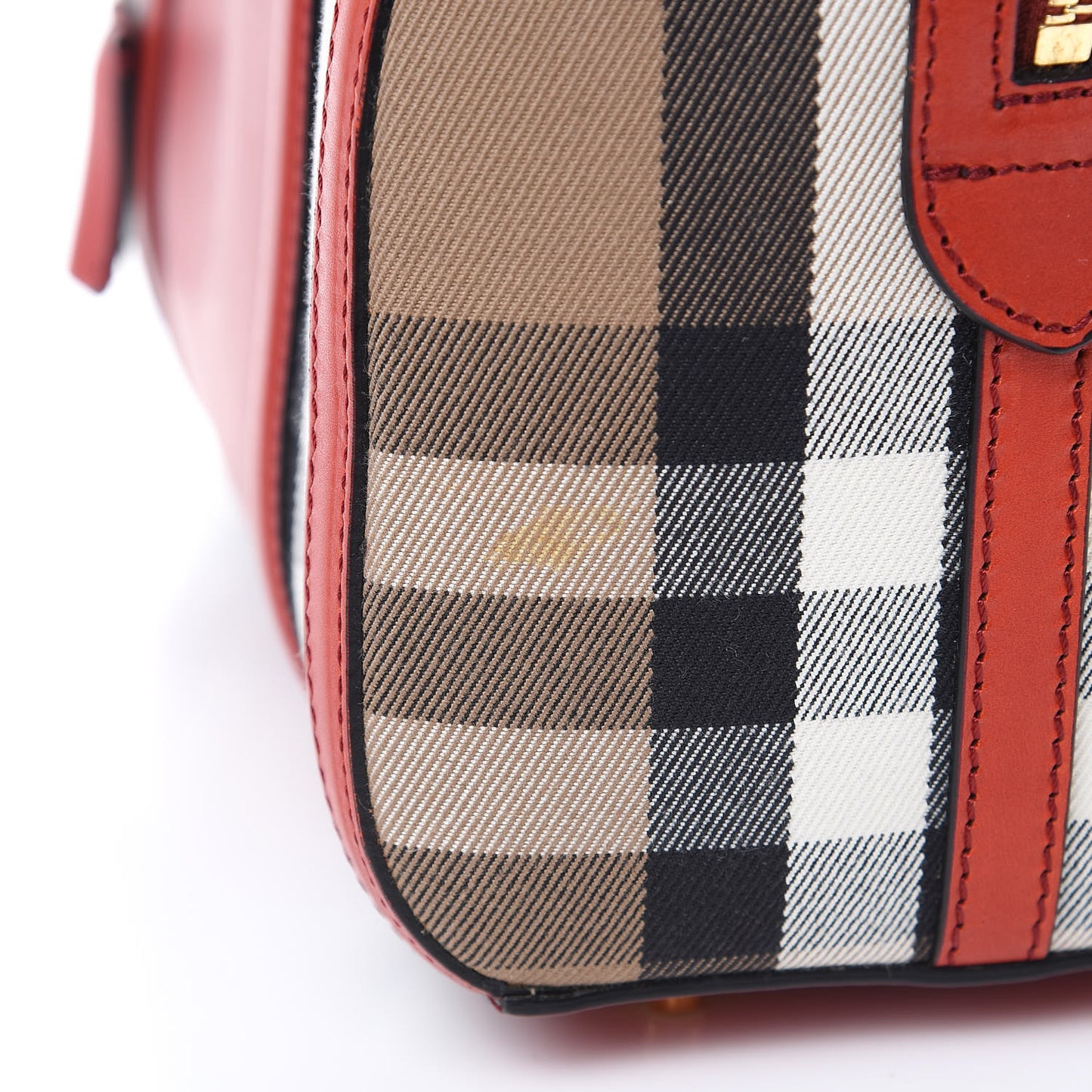 House Check Medium Alchester Military Red