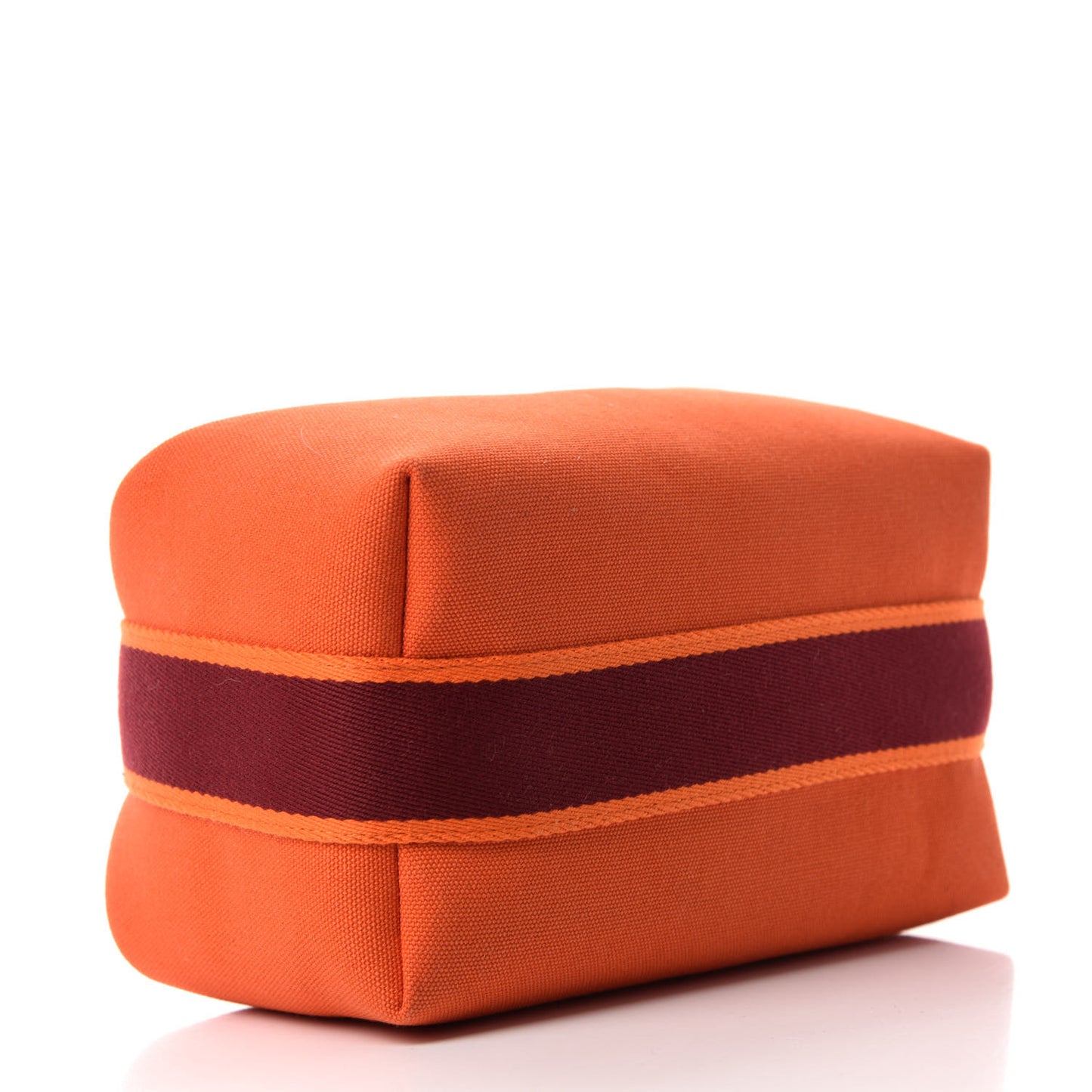 Canvas Small Bride-A-Brac Pouch Orange Burgundy