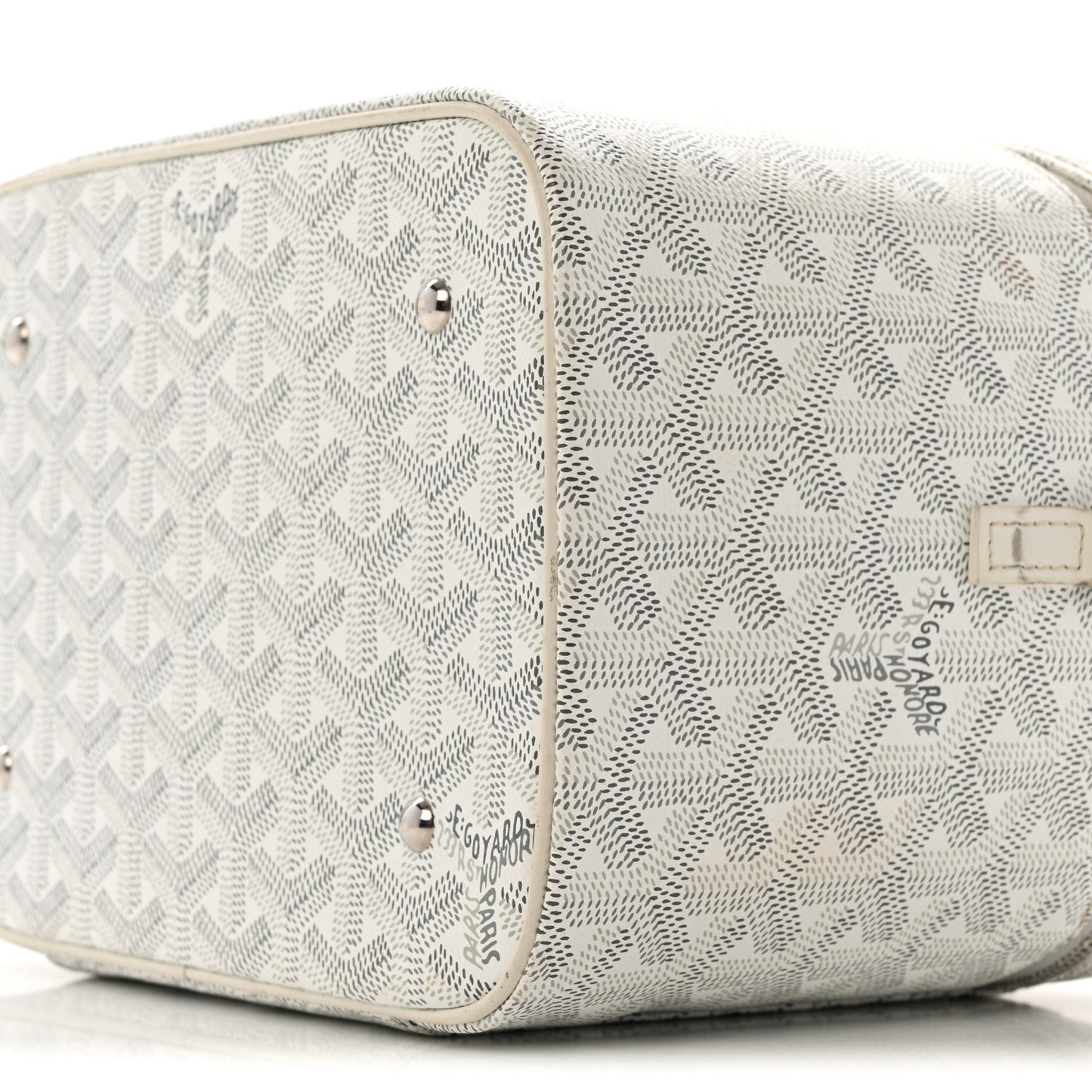 Goyardine Muse Vanity Case White