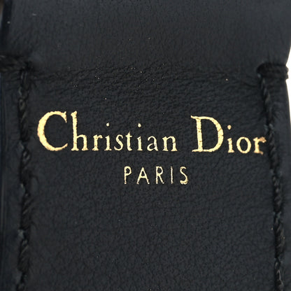 Christian Dior Canvas Embroidered Adjustable Shoulder Strap Black 4 of 6