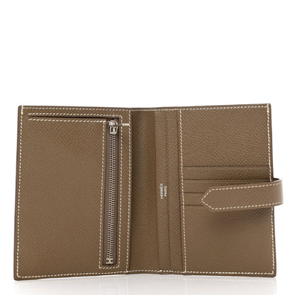 Hermes Epsom Bearn Compact Wallet Etoupe 5 of 7