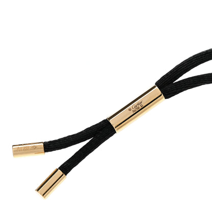 Cartier 18K Pink Yellow White Gold Diamond Medium Trinity Cord Necklace 5 of 5