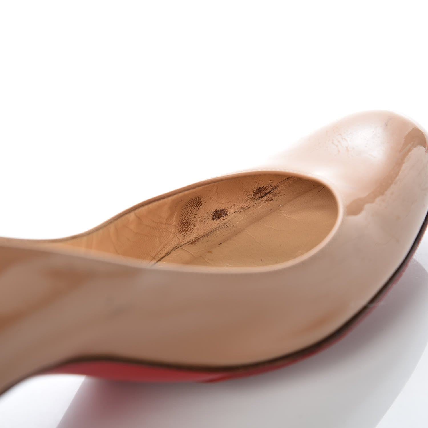 Christian Louboutin Patent Simple 70 Pumps 36.5 Nude 20 of 26