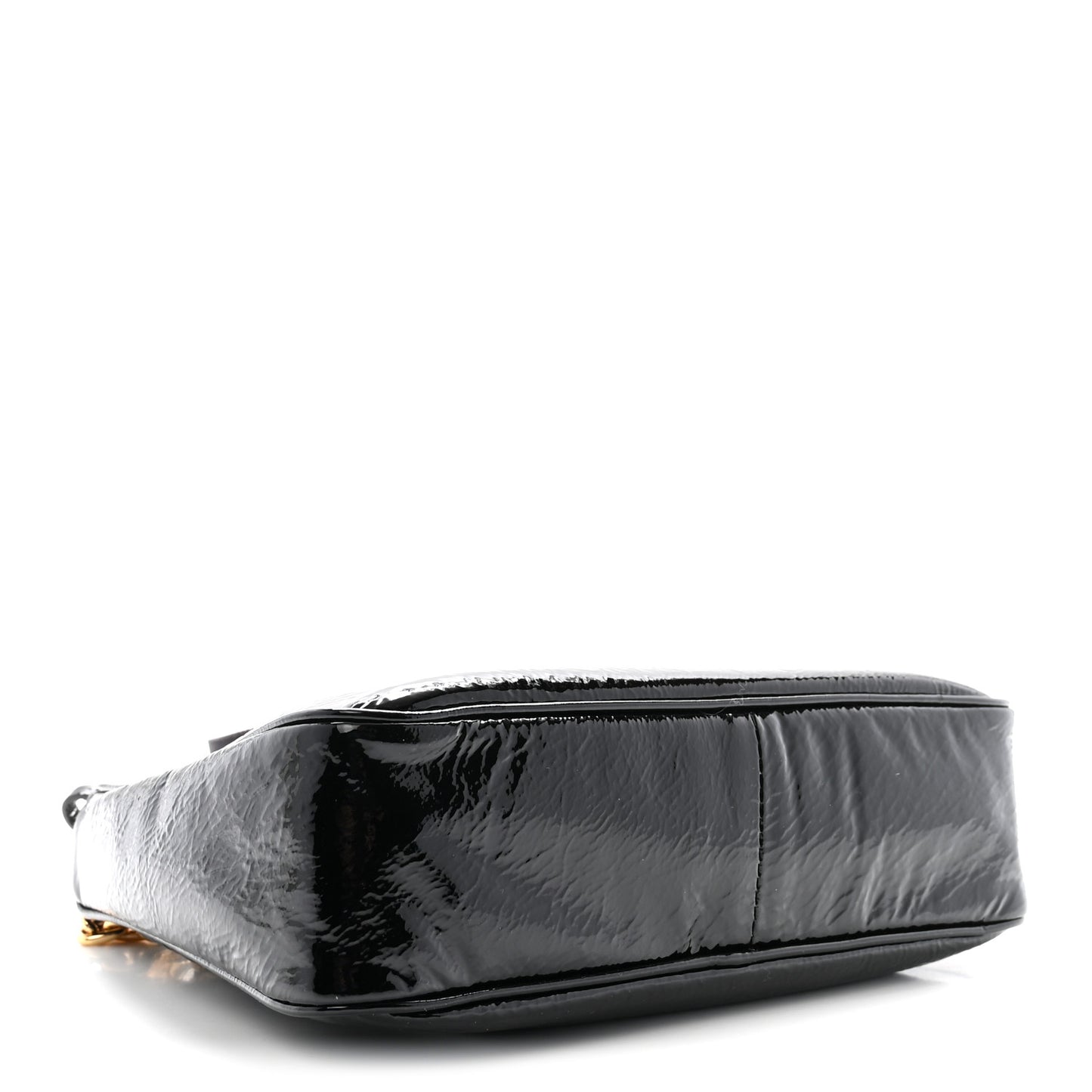 Patent Naplak Re-Edition 2005 Shoulder Bag Black