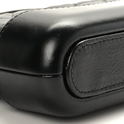 Chanel Aged Calfskin Quilted Small Gabrielle Clutch With Chain Black 9 of 11