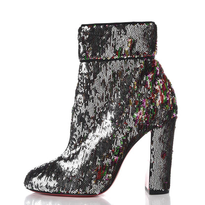 Christian Louboutin Paillettes Moulamax Booties 36.5 Multicolor 2 of 9