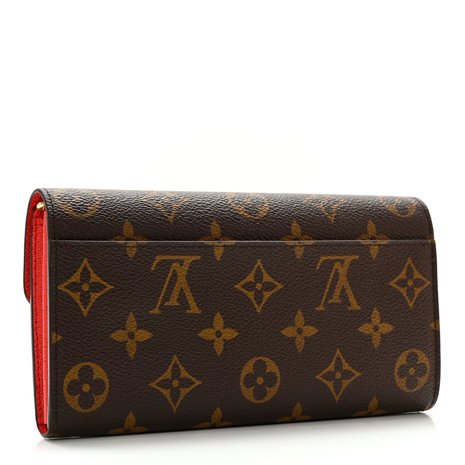 Louis Vuitton Monogram Sarah Wallet NM Coquelicot 3 of 10