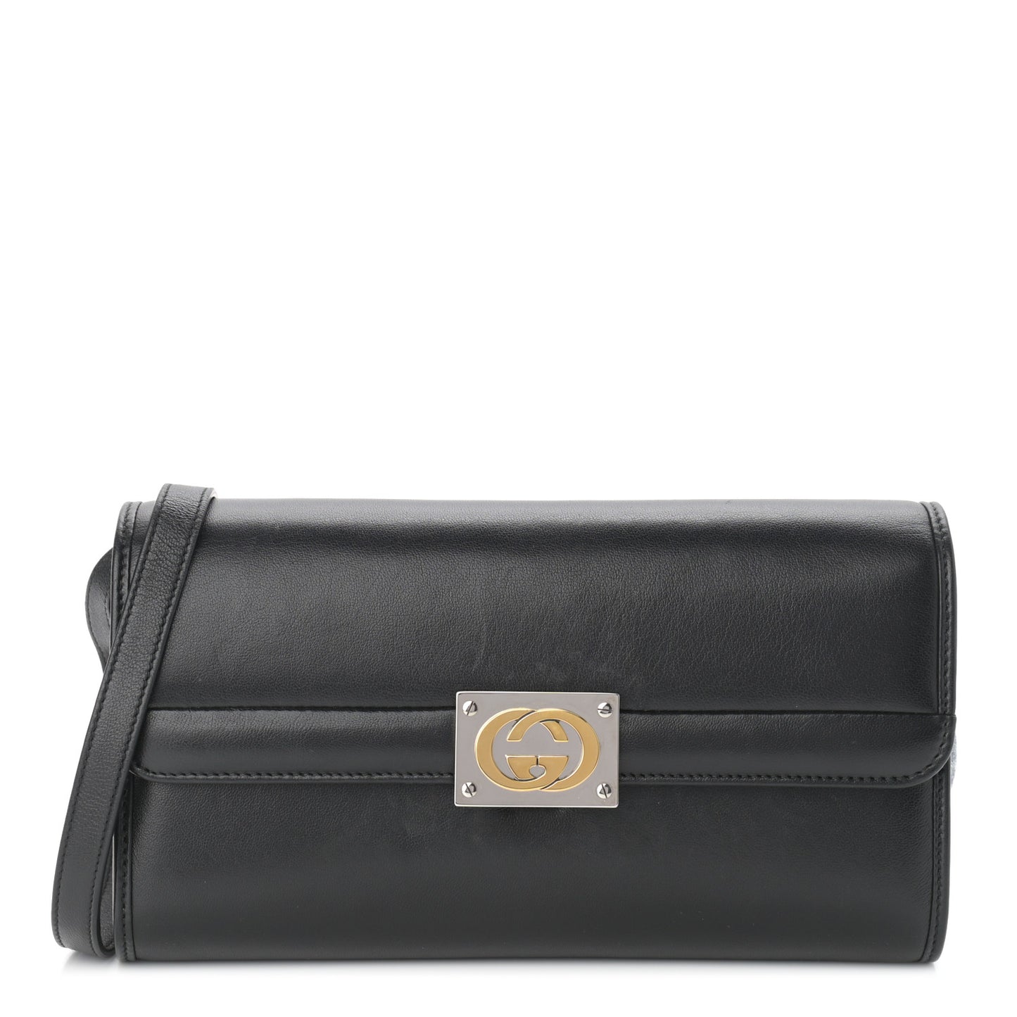Lambskin Linea Matisse Shoulder Bag Black