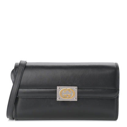 Gucci Lambskin Linea Matisse Shoulder Bag Black 1 of 12