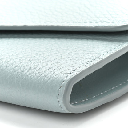 Chloe Grained Calfskin Aby Chain Wallet Faded Blue 8 of 8