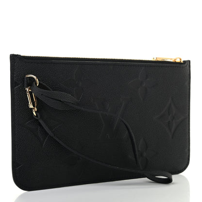 Louis Vuitton Empreinte Monogram Giant Neverfull MM Pochette Black 3 of 7