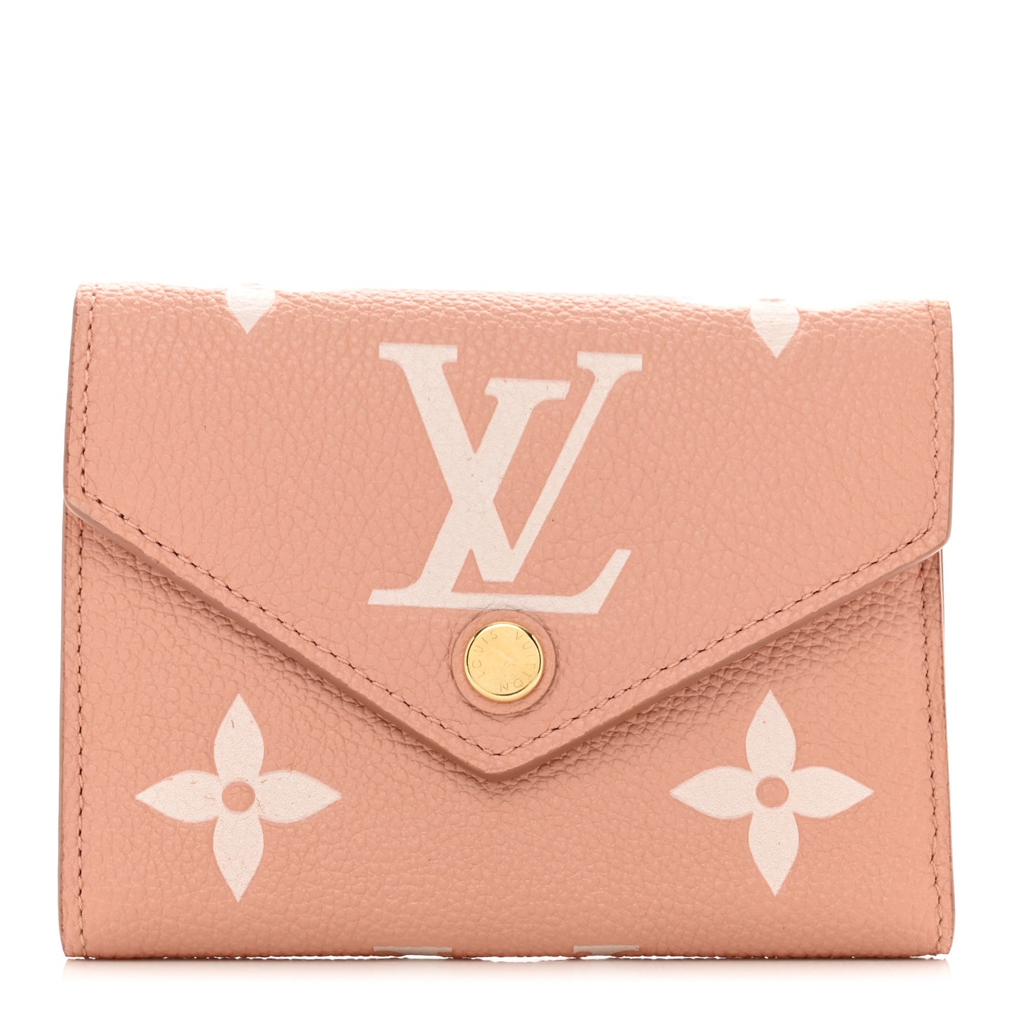 Empreinte Monogram Giant Victorine Wallet Rose Trianon Creme