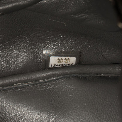 Chanel Aged Calfskin Quilted Large Reissue Camera Case Grey 7 of 7