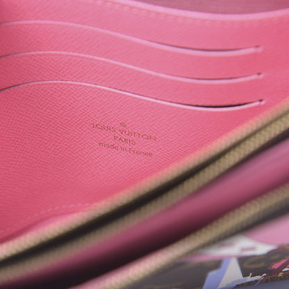 Louis Vuitton Monogram 2019 Christmas Animation Double Zip Pochette 7 of 10