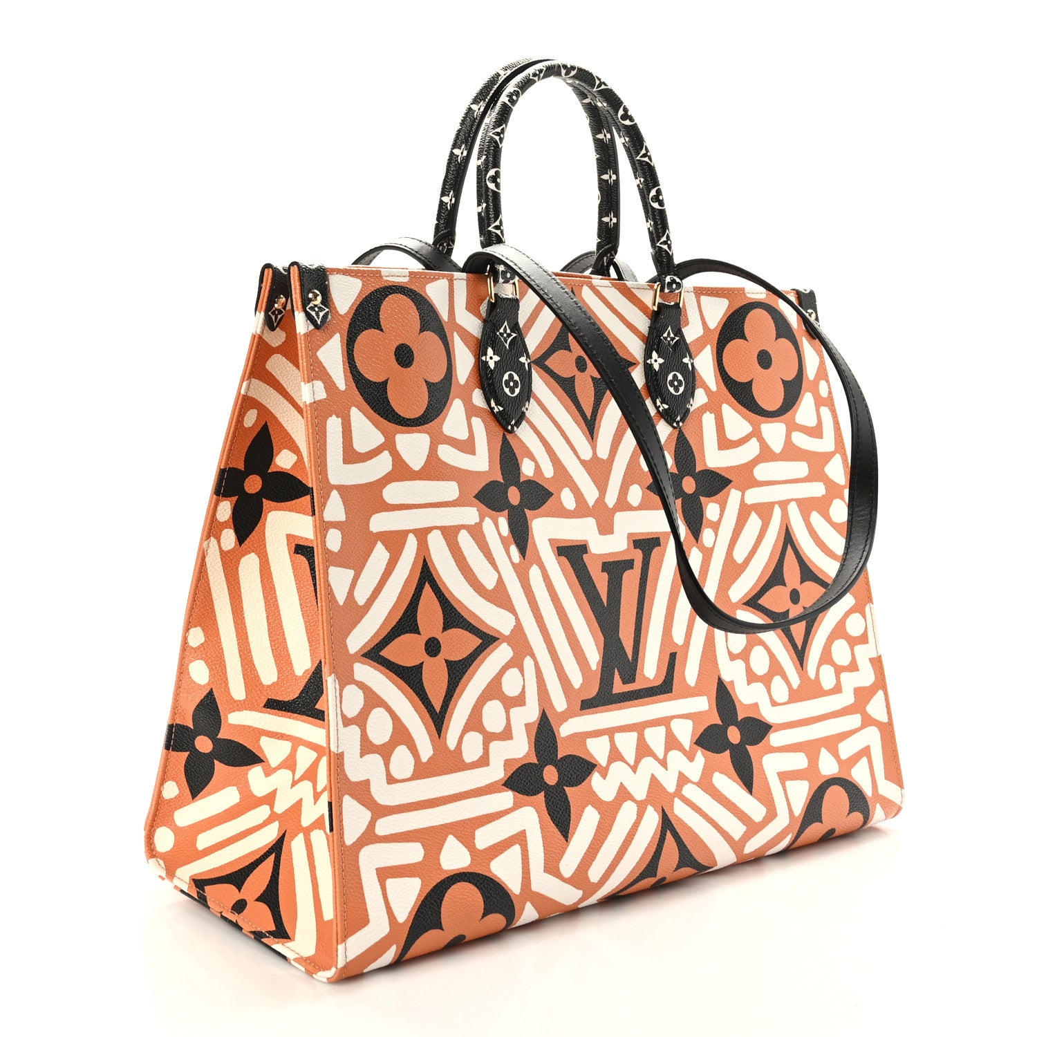 Louis Vuitton Monogram Giant Crafty Onthego GM Creme Caramel 3 of 8