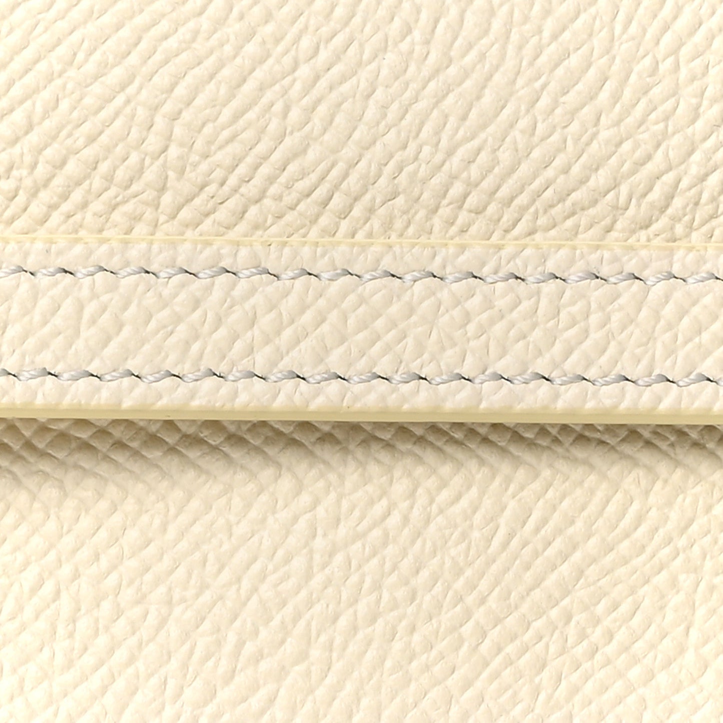 Grained Calfskin Nano Belt Bag Chalk