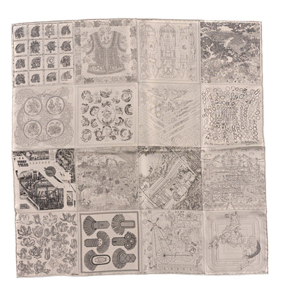 Hermes Silk Etonnant Double Face Scarf 70 1 of 3