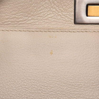 Fendi Goatskin Zucca Large Peekaboo Iconic Satchel Latte Tobacco Moro 11 of 24
