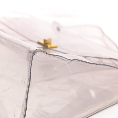 Hermes Vinyl Souvenir De L'Exposition Kelly Transparent 11 of 14