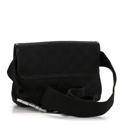 Gucci GG Monogram Web Flight Belt Bag Black 3 of 11