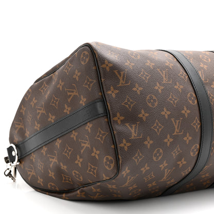 Louis Vuitton Monogram Macassar Keepall Bandouliere 45 15 of 18