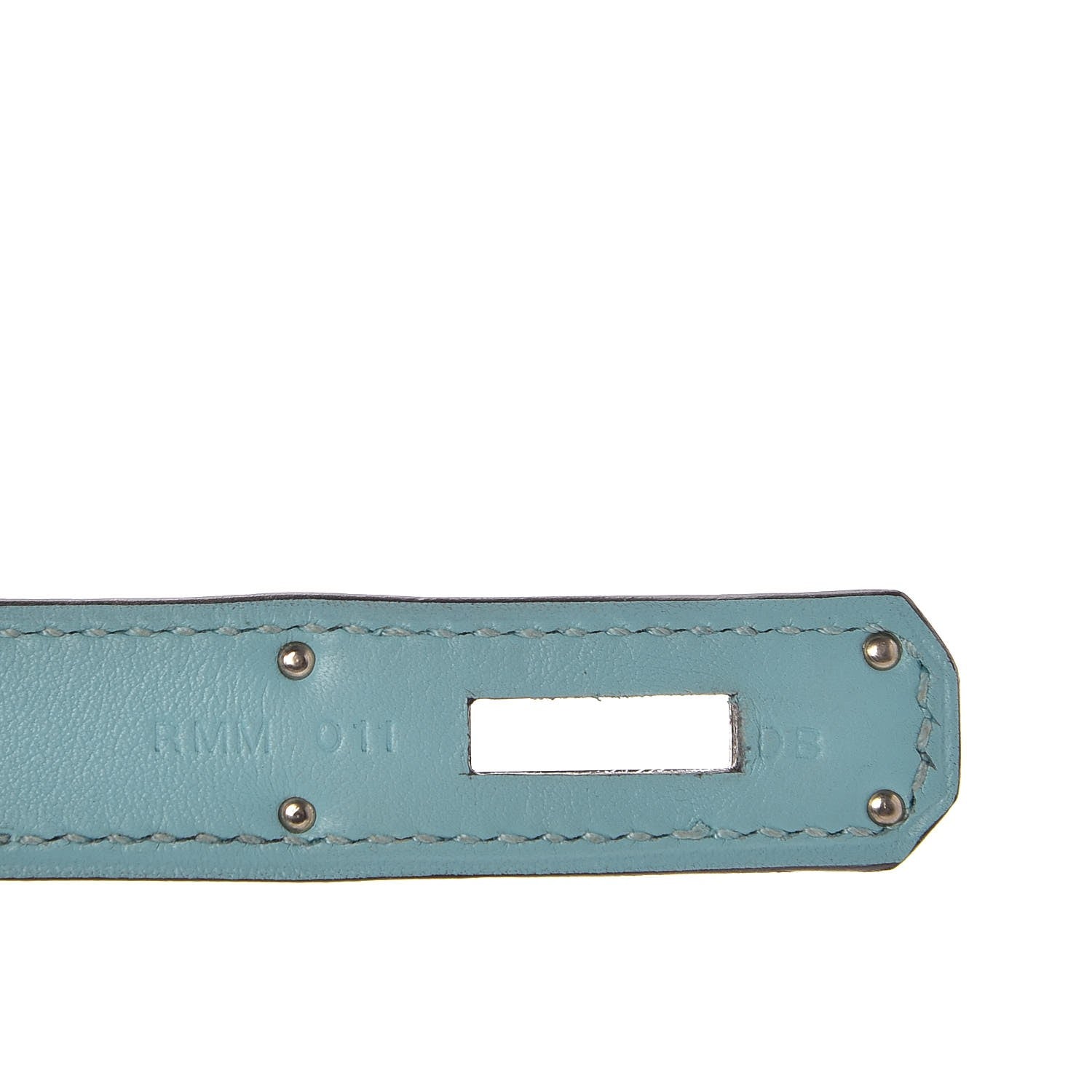 Hermes Veau Swift Mini Sac Berline Bleu Atoll Colvert 9 of 9