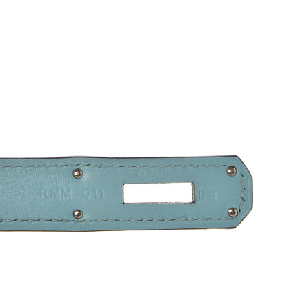 Hermes Veau Swift Mini Sac Berline Bleu Atoll Colvert 9 of 9