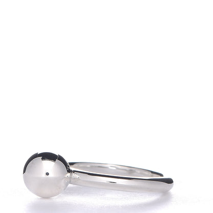Tiffany Sterling Silver 8mm HardWear Ball Ring 50 5.5 3 of 6