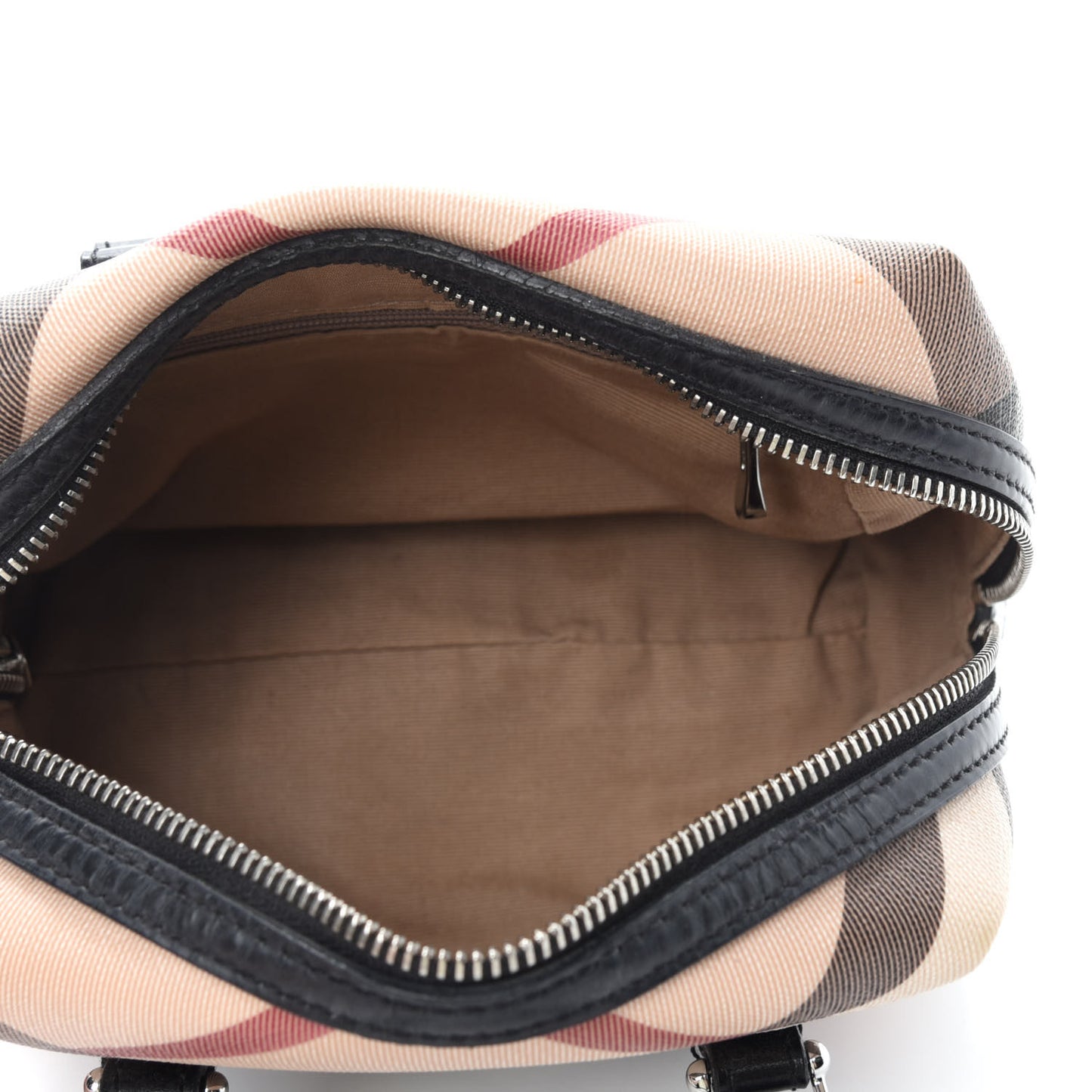Patent Trim Nova Check Tote Black