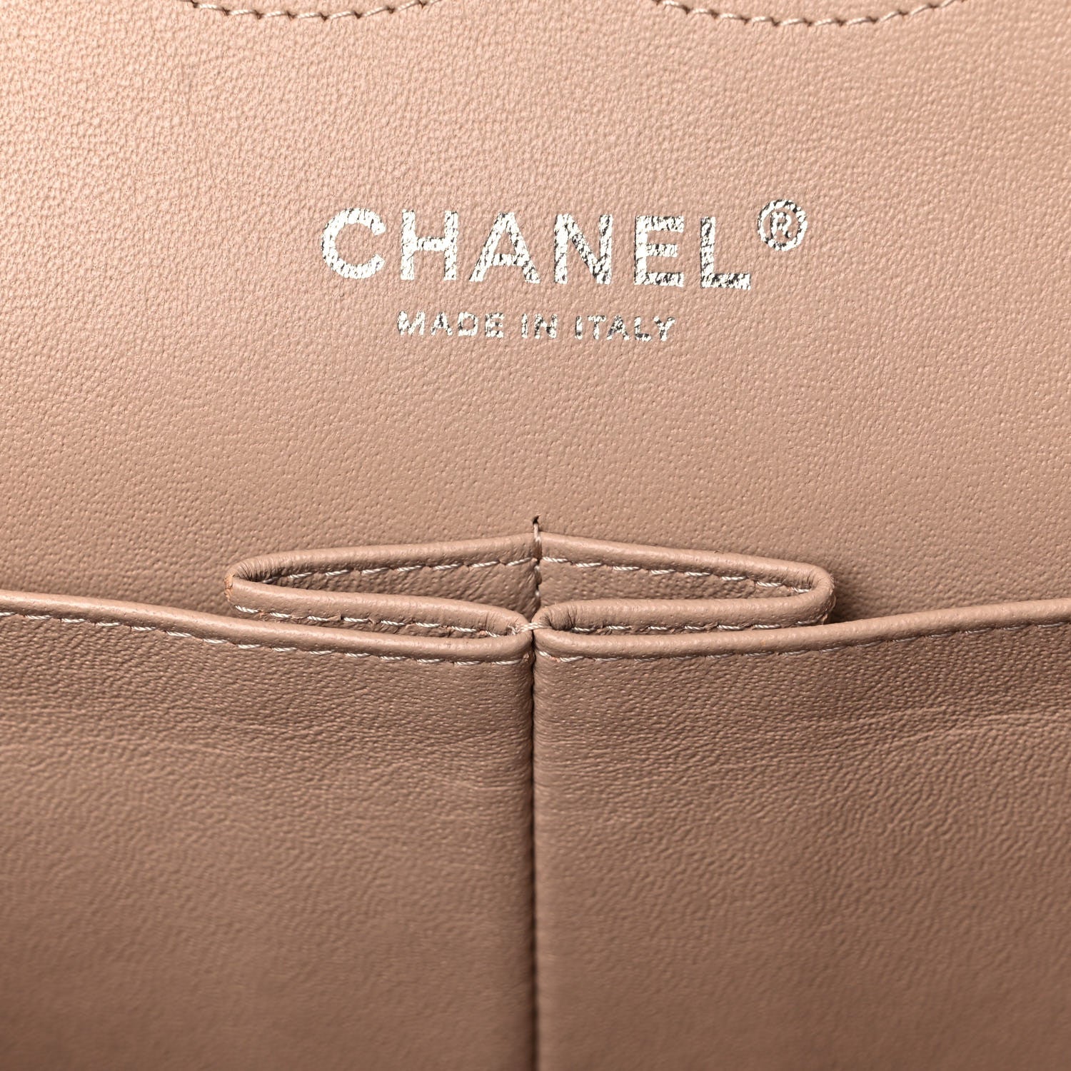 Chanel Caviar Quilted Jumbo Double Flap Beige 8 of 11