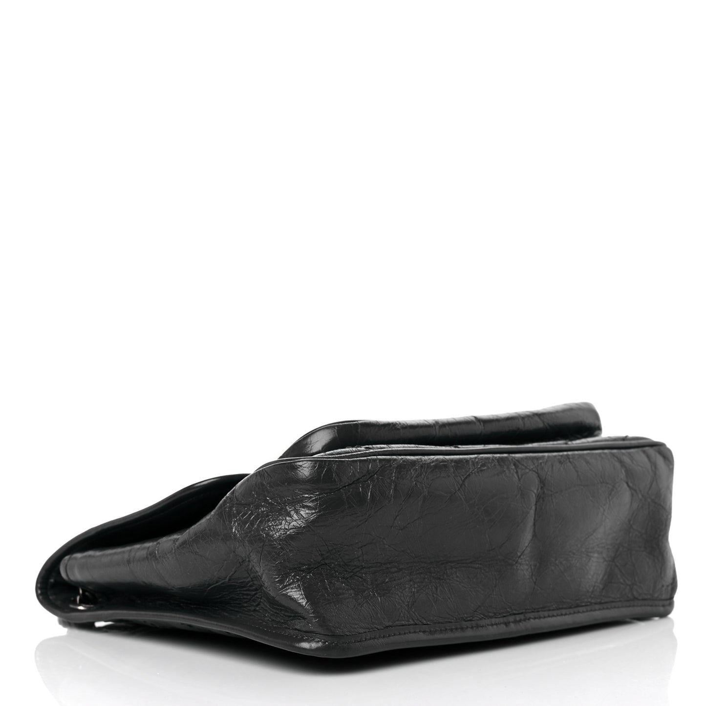 Crinkled Calfskin Matelasse Monogram Medium Niki Chain Satchel Storm