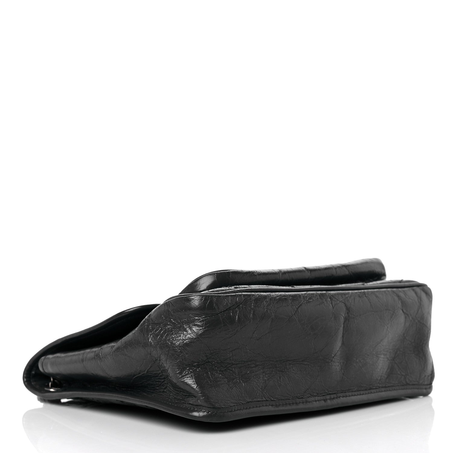 Saint Laurent Crinkled Calfskin Matelasse Monogram Medium Niki Chain Satchel Storm 4 of 10