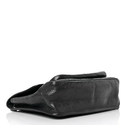 Saint Laurent Crinkled Calfskin Matelasse Monogram Medium Niki Chain Satchel Storm 4 of 10