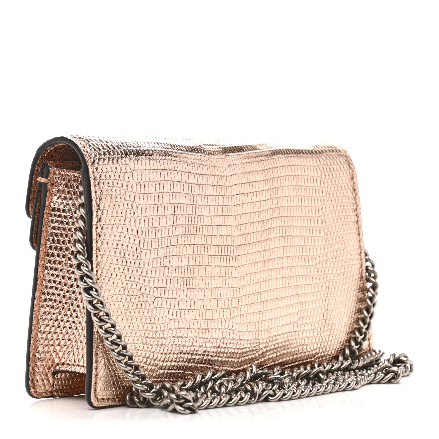 Gucci Metallic Lizard Super Mini Dionysus Bag Rame 3 of 9