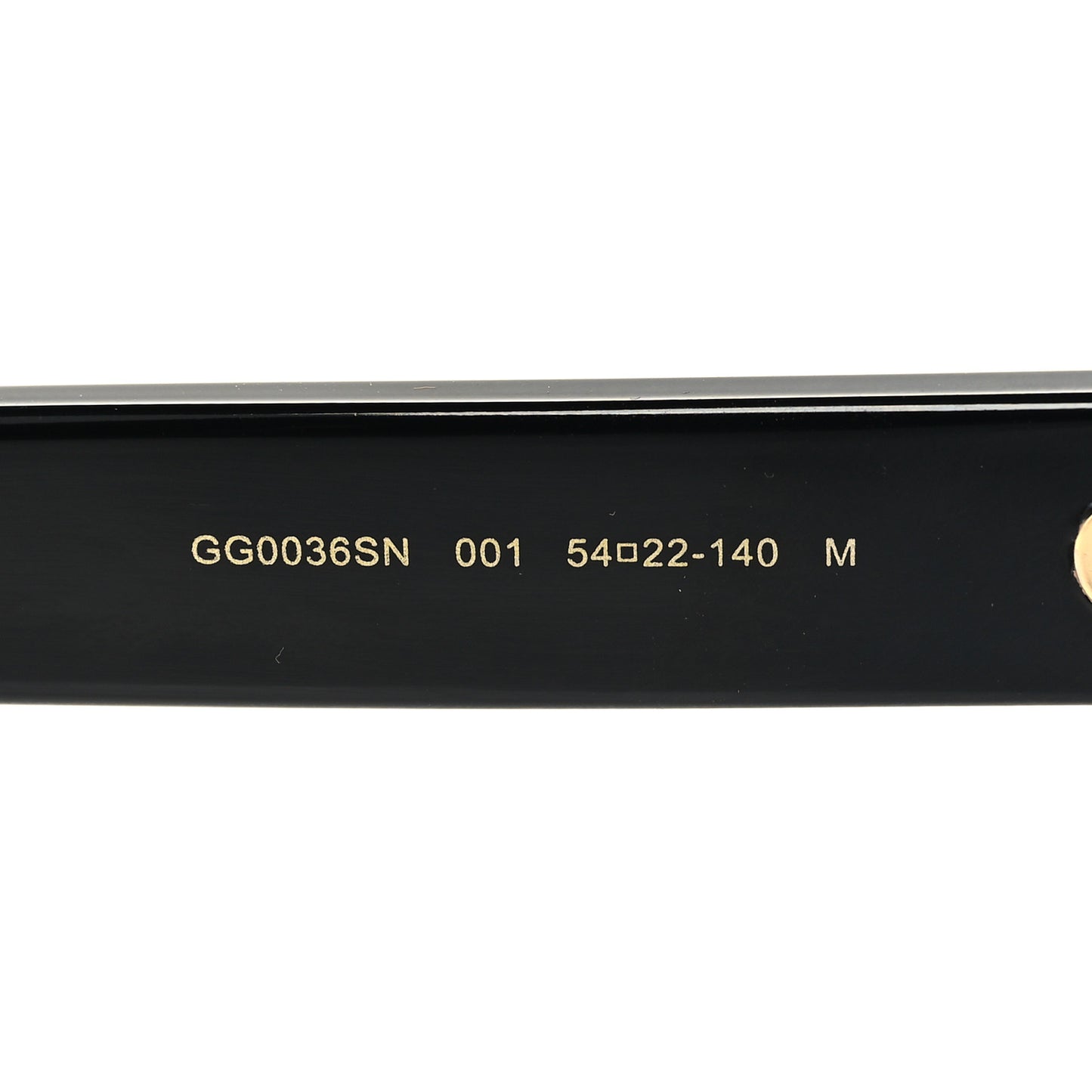 Acetate Square Frame Sunglasses GG0036S Black