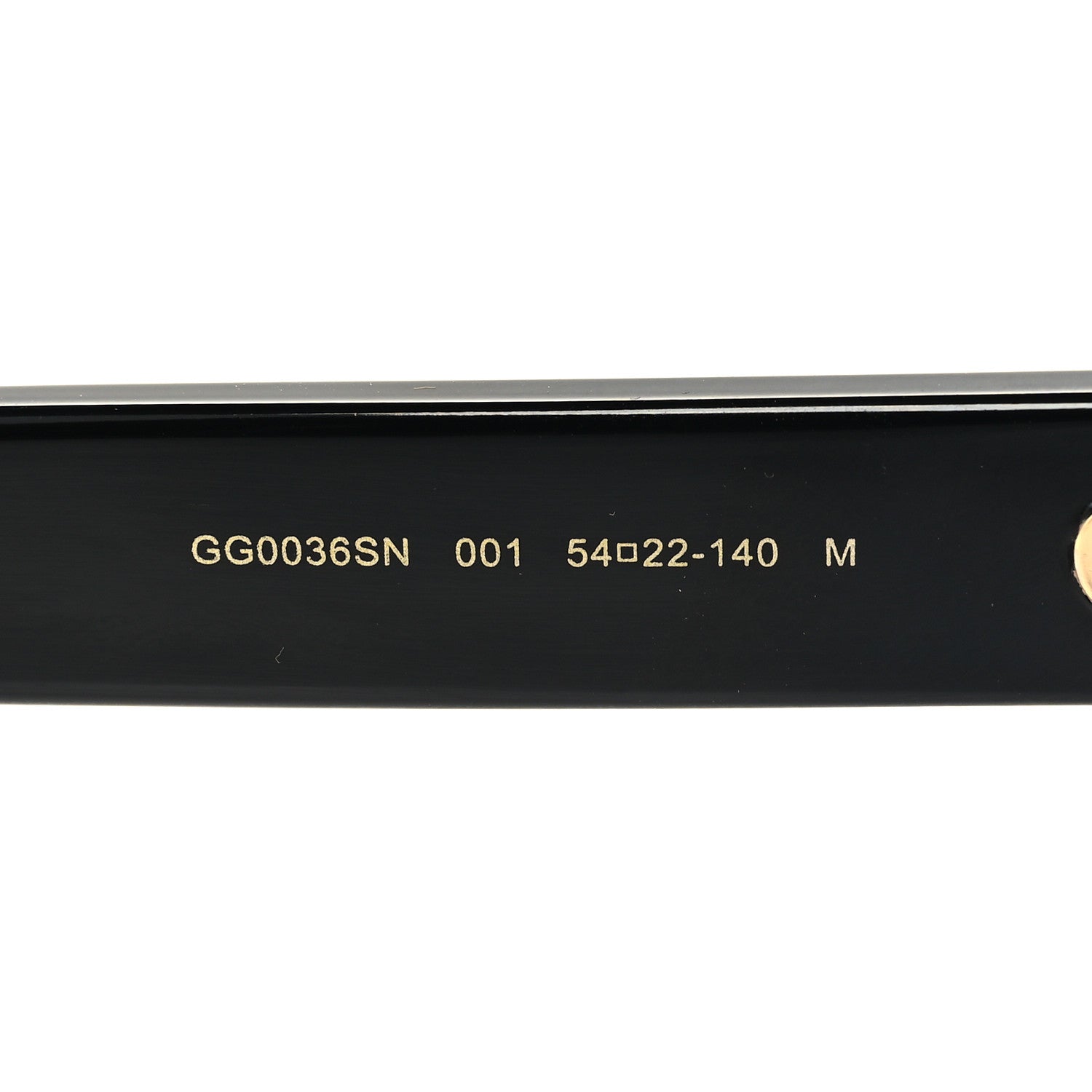 Gucci Acetate Square Frame Sunglasses GG0036S Black 6 of 8
