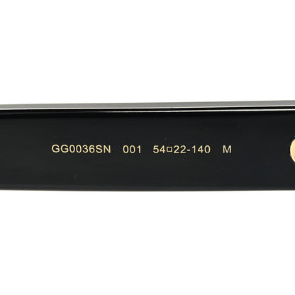 Gucci Acetate Square Frame Sunglasses GG0036S Black 6 of 8
